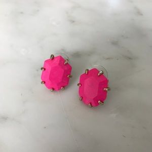 Kendra Scott Morgan stud earring in Neon Pink